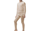 Authentic beige bow cotton pajama: children