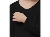 Authentic black fur lace pajama: children