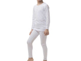 Authentic white fur bowknot pajamas: children