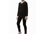Pajama black cotton lace: children