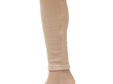 Authentic beige bow fur pajamas: children