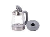 Home elec glass kettle 1.7 liter grey