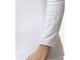 Authentic pajama with white fur and a bow: for girls