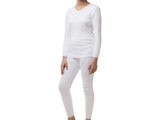 Pajama white cotton lace: girls