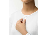 Authentic white fur pajama with a bow: for women