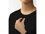 Authentic black cotton pajama with a bow: for women