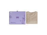 Pajama original cotton beige bow: women