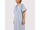 Light blue embroidered comfort dress: for boys