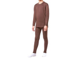 Brown fur winter pajamas: my boy