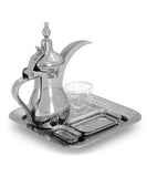 Deem Saudi Coffee Serving Set - Silver